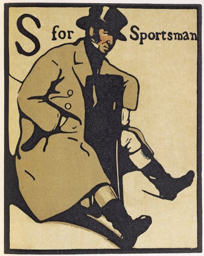 S pour Sportsman, illustration de 