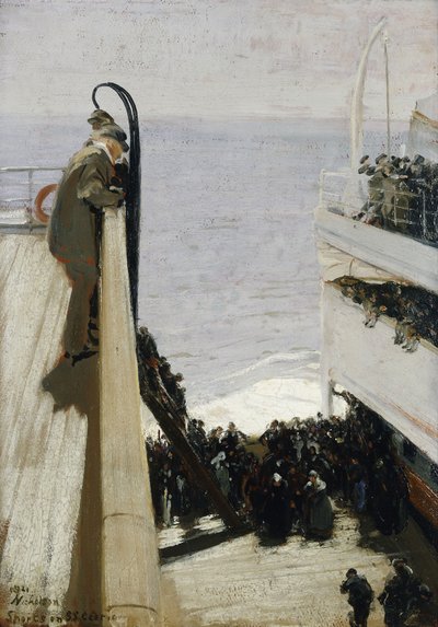 Sport sur le S.S. Cedric - William Nicholson