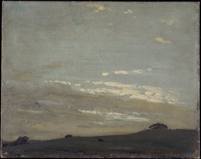 Le coucher de soleil argenté - William Nicholson