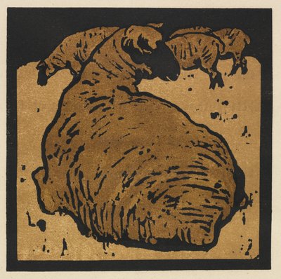 Le livre carré des animaux : Le mouton simple - William Nicholson