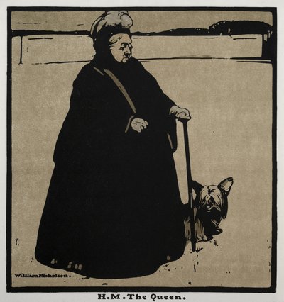 Douze portraits : S. M. la Reine - William Nicholson