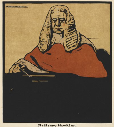 Douze Portraits : Sir Henry Hawkins - William Nicholson
