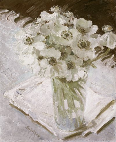 Anémones blanches - William Nicholson