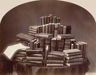 Nature morte avec des livres - William Notman.