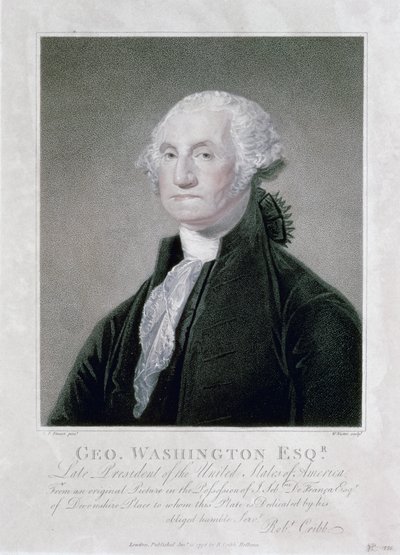 Portrait de George Washington, 1798 - William Nutter