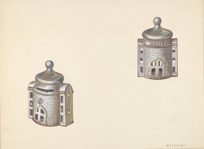 Banque de pièces de dôme byzantin, vers 1938 - William O. Fletcher