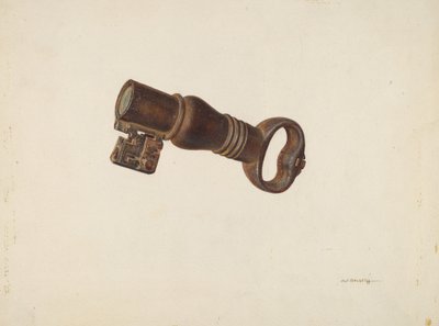 Tirelire Clé, vers 1940 - William O. Fletcher