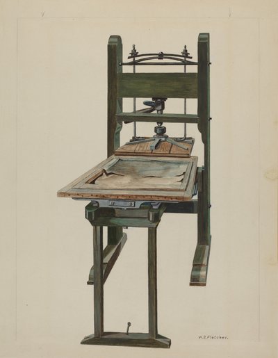 Presse, c. 1937 - William O. Fletcher