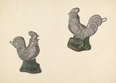 Tirelire coq, vers 1938 - William O. Fletcher