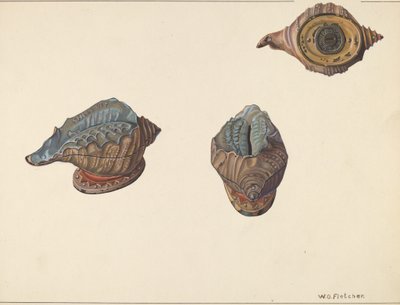 Banque de Coquillages, vers 1938 - William O. Fletcher