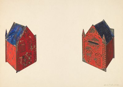 Banque de jouet : Ne gaspillez pas - Ne manquez pas, vers 1938 - William O. Fletcher