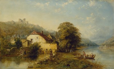 Vue sur la rivière Inn près de Swartz, Tyrol - William Oliver
