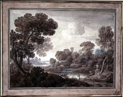 Paysage classique, vers 1770 - William Oram