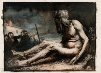 Job sur le fumier - William Orpen