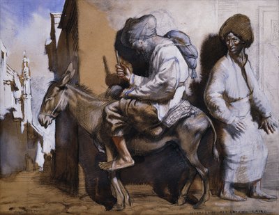 Noreddin Ali quittant Le Caire - William Orpen
