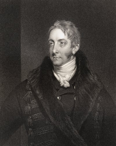 Cropley Ashley Cooper, 6ème comte de Shaftesbury, gravé par W. Holl (1807-71), extrait de 