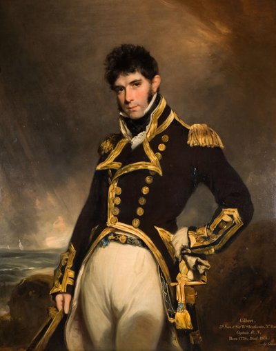 Portrait du capitaine Gilbert Heathcote RN - William Owen