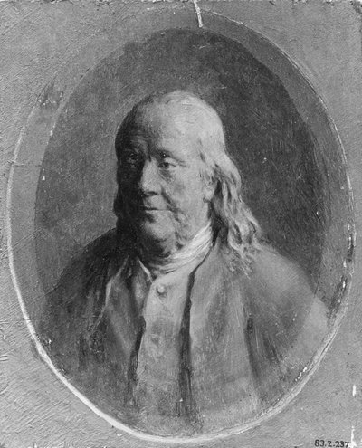 Portrait de Benjamin Franklin, vers 1870-80 - William P. Babcock