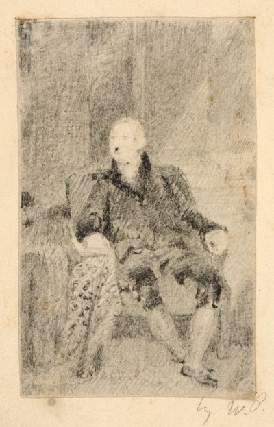 Homme assis vêtu d