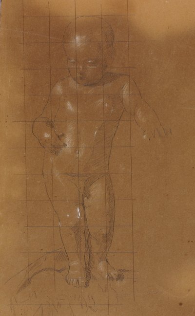Enfant nu debout - William Page