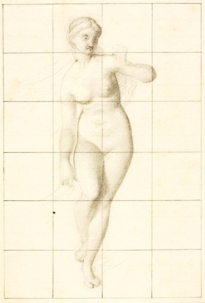 Vénus guidant Eneas et les Troyens vers le rivage latin (étude de Vénus) - William Page