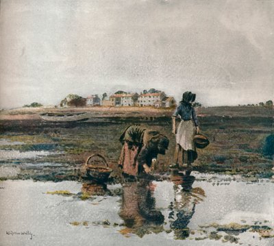 Ramassage de moules, vers 1908 - William Page Atkinson Wells