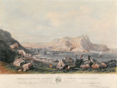 Port, ville et détroit de St John