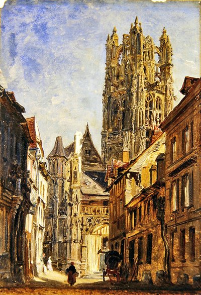 Église Saint-Laurent, Rouen, vers 1860 - William Parrott