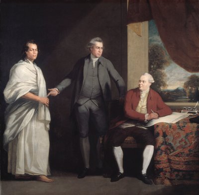 Omai, Joseph Banks et Dr Daniel Solander, vers 1775-6 - William Parry
