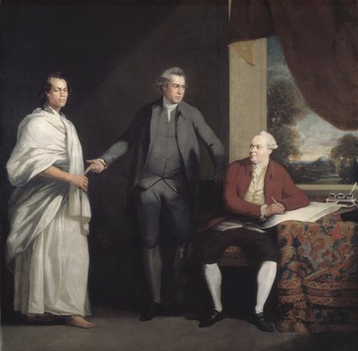 Omai, Joseph Banks et Dr Daniel Solander - William Parry