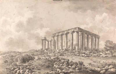 Temple de Jupiter Panhellenios à Égine - William Pars