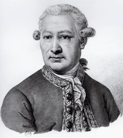Portrait de Giovanni Alessandro Brambilla (1728-1800), baron de Carpiano, anatomiste, pathologiste et médecin italien, gravure - Nicolas Toussaint Charlet