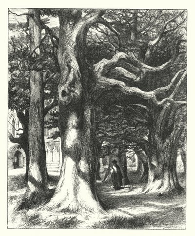 Le chemin vers la salle capitulaire - William Paton Burton