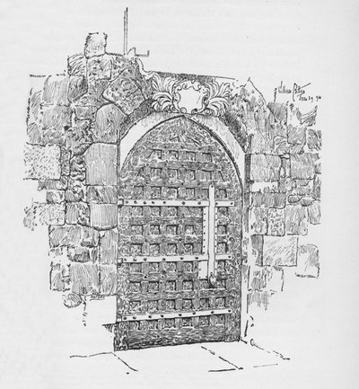 Porte de la chapelle d