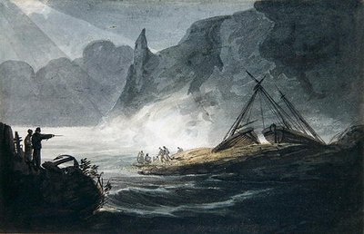 Scène côtière rocheuse - William Payne