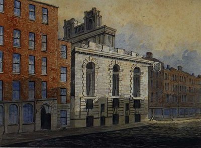 Lombard Street South, avec St. Mary Woolnoth, c.1815 - William Pearson