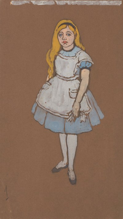 Alice (conception des costumes pour Alice au pays des merveilles, 1915) - William Penhallow Henderson