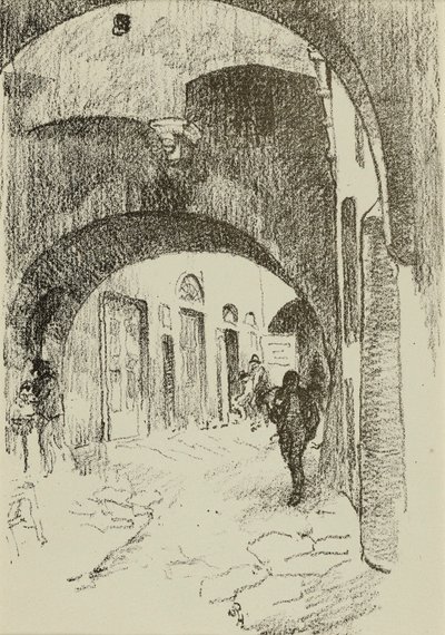 Arches, Via Strozzi - William Penhallow Henderson