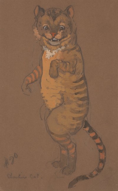 Costume de Chat du Cheshire pour Alice au Pays des Merveilles - William Penhallow Henderson