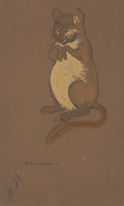 Costume de loir pour Alice au pays des merveilles - William Penhallow Henderson