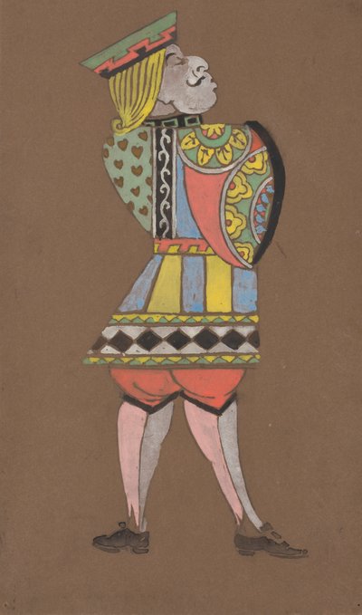 Costume du Valet de Cœur pour Alice au Pays des Merveilles - William Penhallow Henderson