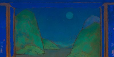 Sea Shore (décor pour Alice au pays des merveilles, 1915) - William Penhallow Henderson