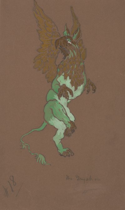 Costume de Gryphon pour Alice au Pays des Merveilles - William Penhallow Henderson