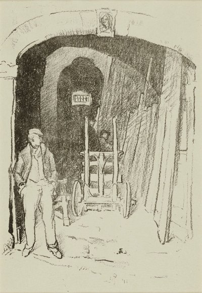 Le scieur de bois - William Penhallow Henderson