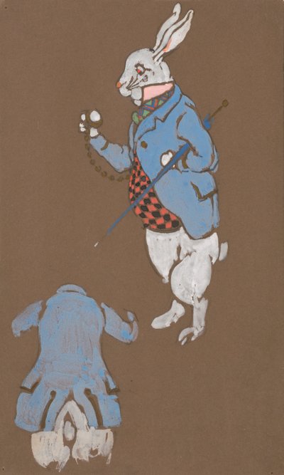 Costume de Lapin Blanc pour Alice au Pays des Merveilles - William Penhallow Henderson
