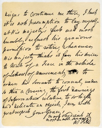 Lettre de William Pitt au duc de Newcastle, Hayes, 23 octobre 1759 - William Pitt