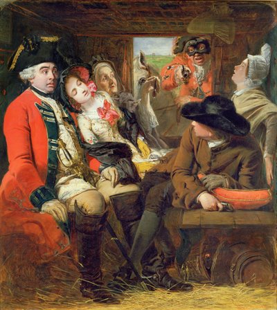Une aventure en diligence, Bagshot Heath, 1848 - William Powell Frith