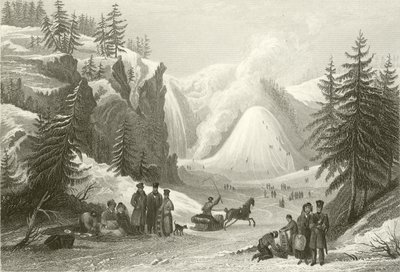 Chute et Cône de Montmorency, près de Québec - William Purser