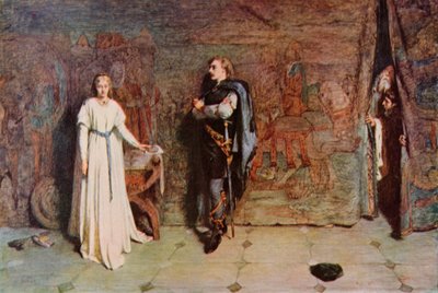 Shakespeare : Hamlet et Ophélie, Hamlet, Acte III, Scène 1 - William Quiller (after) Orchardson