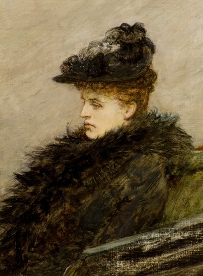 Le Boa à plumes, vers 1892 - William Quiller Orchardson